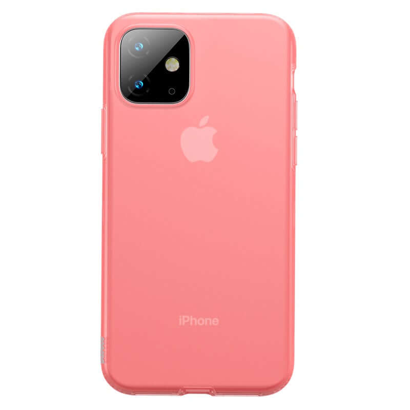 iPhone 11 6.1 inch Jelly Liquid Silica Gel Back Protective Case -Pink