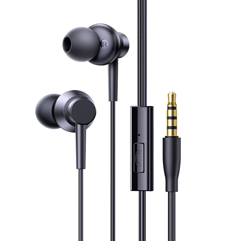 3.5mm Wired Earphone Universal Headset In-Ear Headphone With Mic