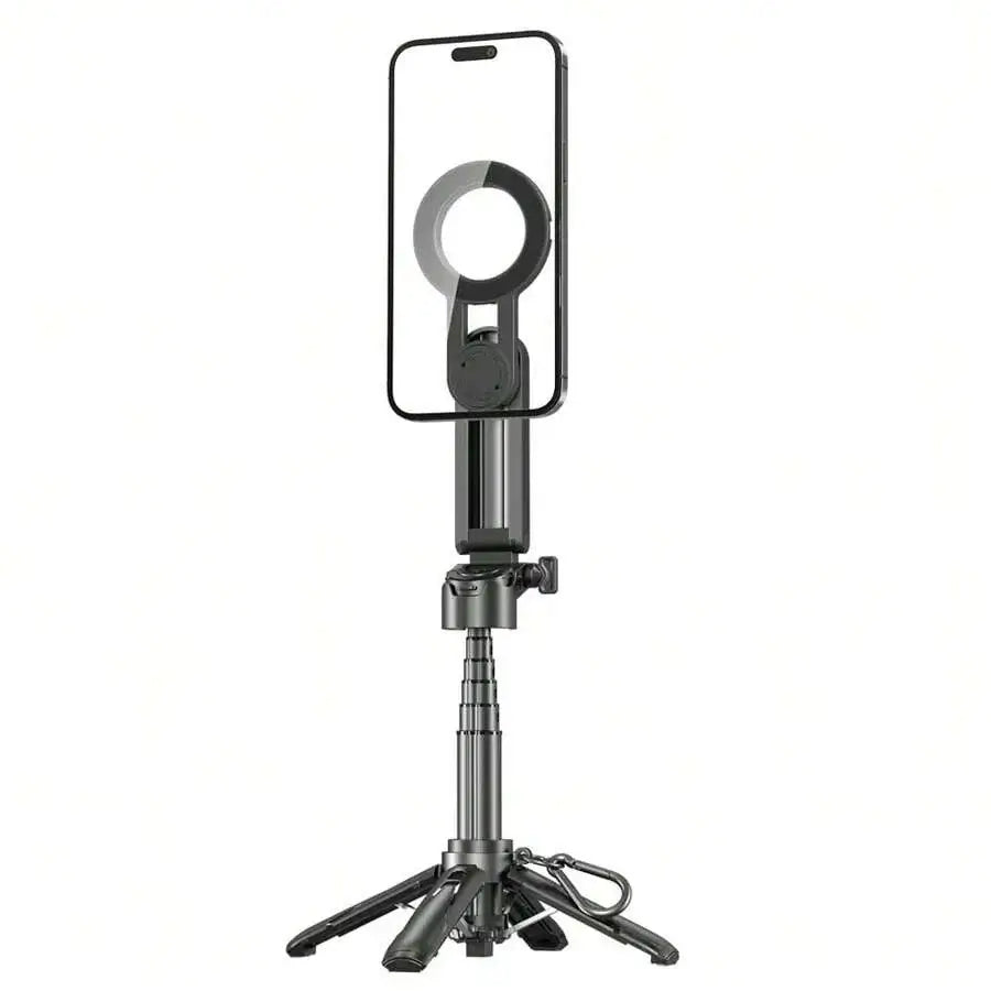 Phone Magnetic Selfie Stick Tripod Mini Handle Foldable with Remote