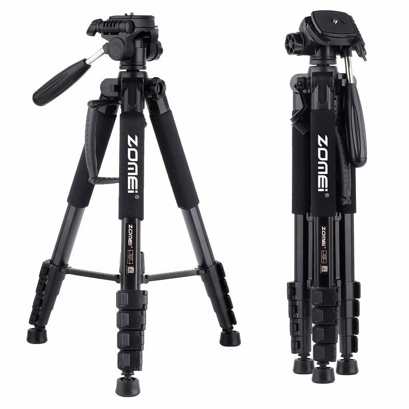 Camera Tripod with Phone Holder Lightweight Travel Max up 1.88m