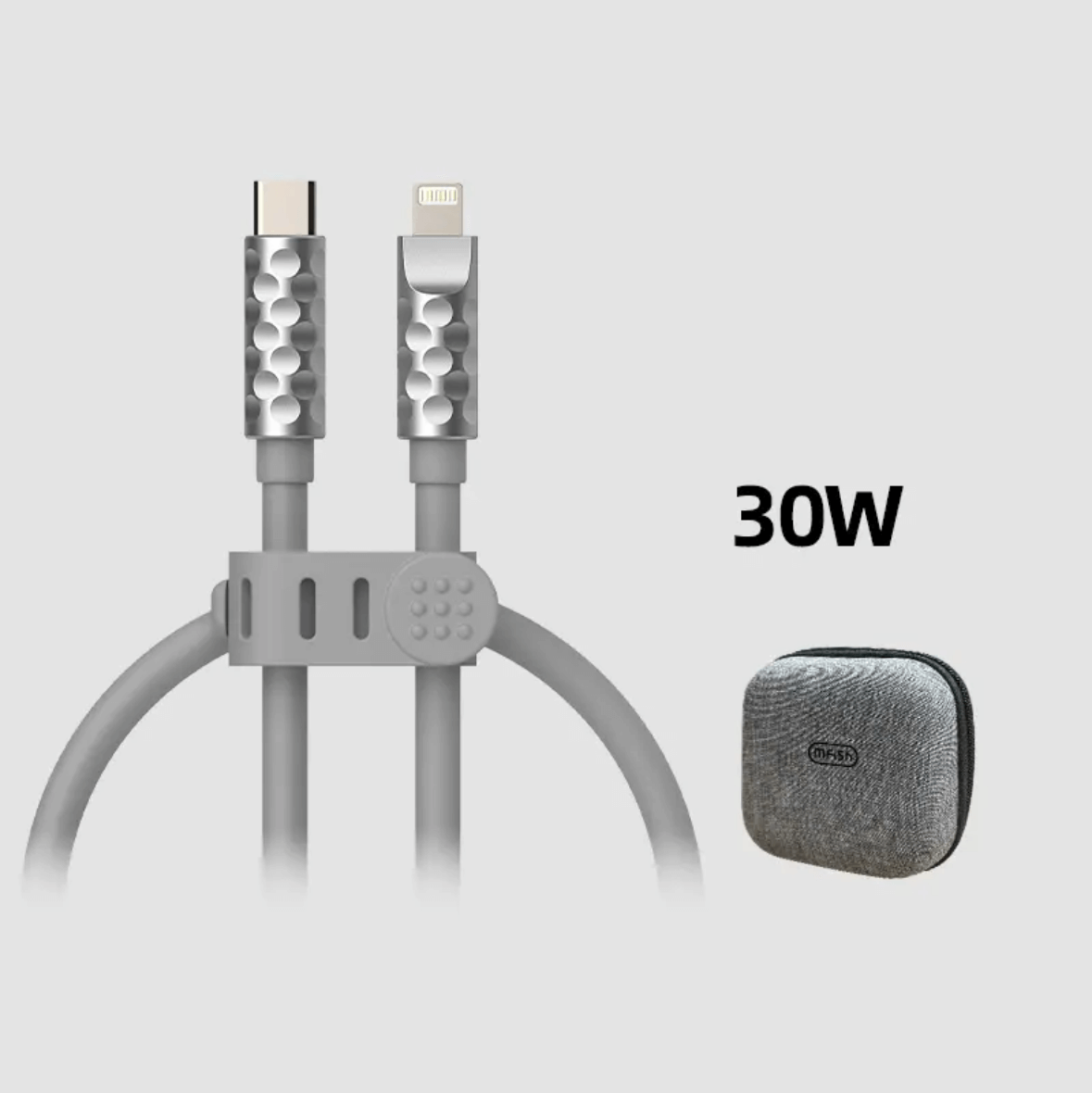USB-C/Type-C to iP Lightning 30W Fast Charging Data Cable 1.5m