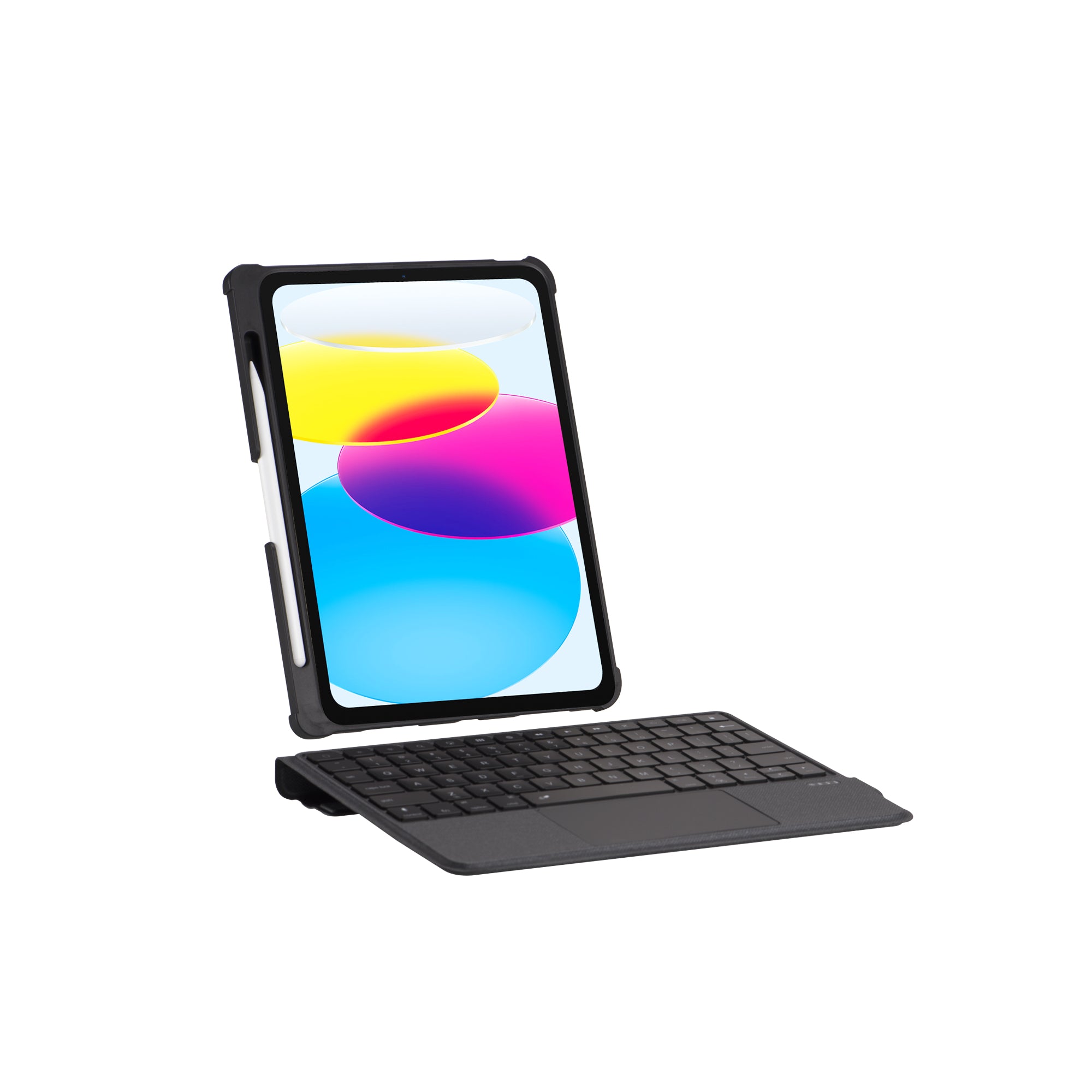 iPad 10th 10.9"/ iPad 11 A16 Backlit Bluetooth keyboard with Trackpad Detachable stand case