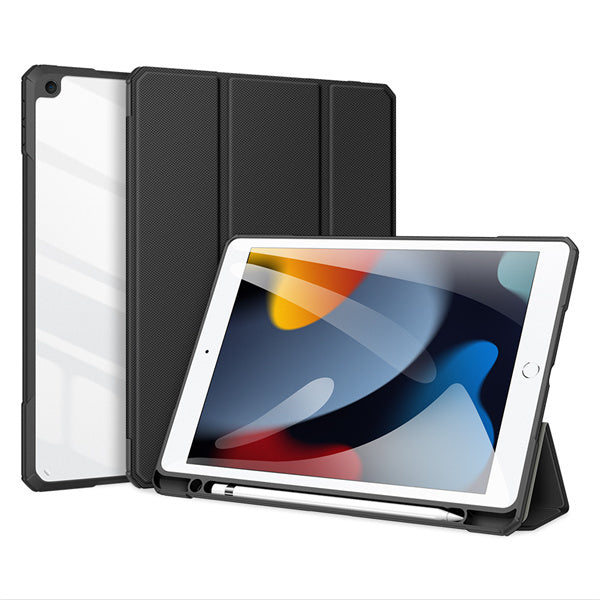 iPad 10.2 7th 8th 9th Gen Flip Stand Protective Case With Pencil Slot