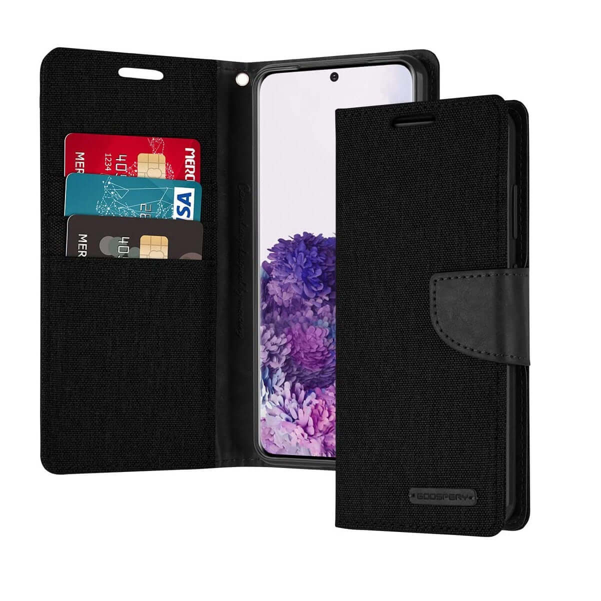 Samsung Galaxy S20 Flip Canvas Flip Wallet Case 6.2"