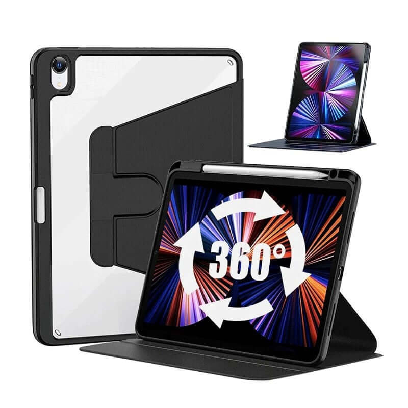 iPad Mini 6 /7 Rotation Stand Smart Case Cover with Pencil Slot