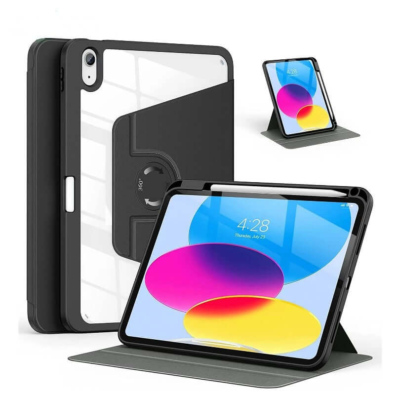 iPad Mini 6 /7 Rotation Stand Smart Case Cover with Pencil Slot