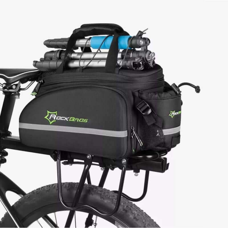 Extensible Cycling Bicycle Bike Panniers Trunk Bag Rear Rack Bag Carrier Seat Bag