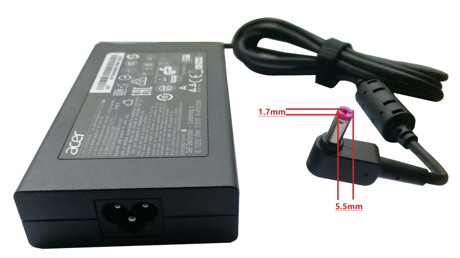 Acer Aspire V15 VN7-591G 19V 7.1A 135W 5.5x1.7mm Power Adapter