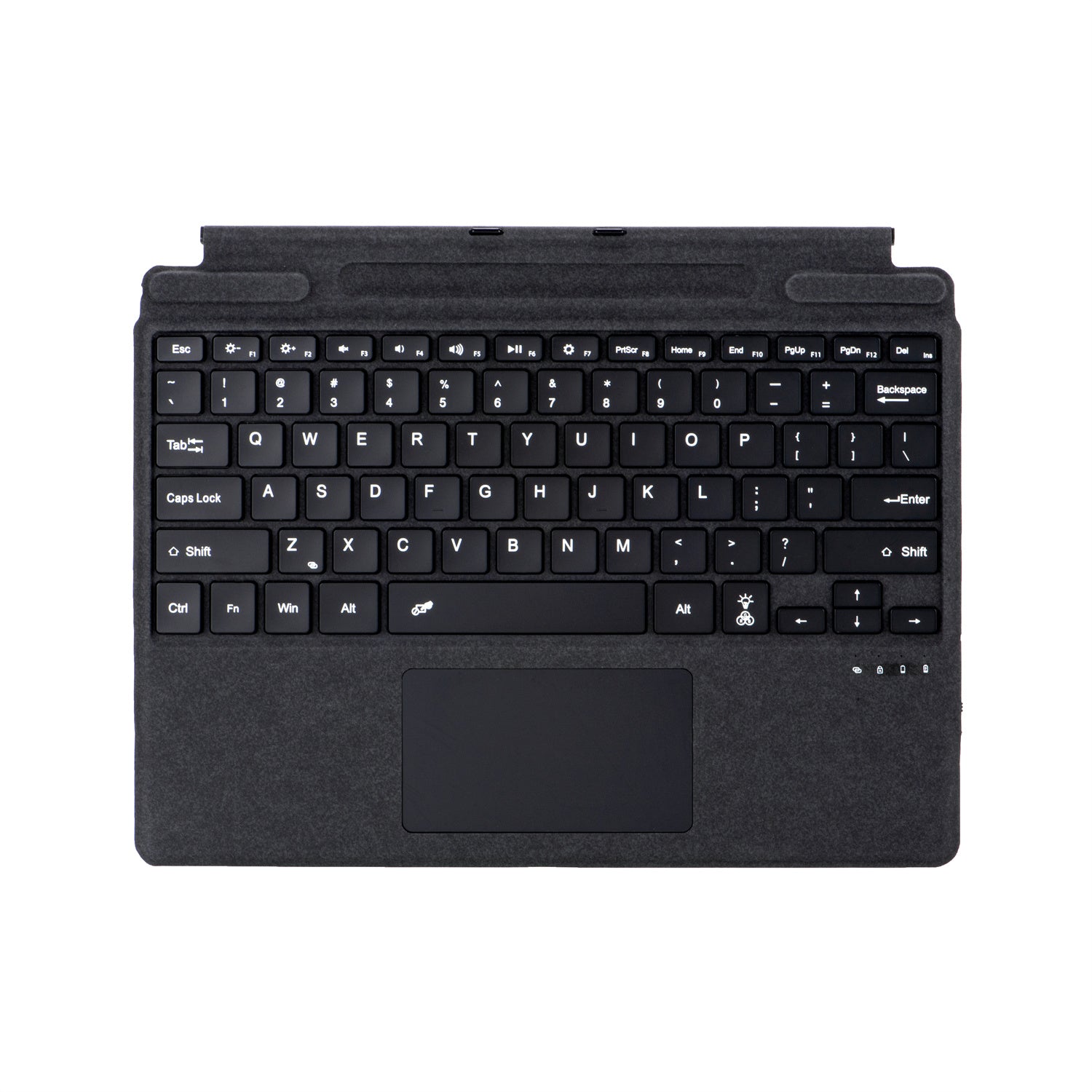 Slim Surface Pro 8 / 9 / 10 / X / 11 Bluetooth Keyboard With Trackpad Rechargeable