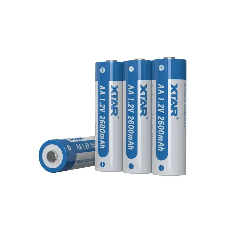 AA 1.2V 2600mAh Ni-MH Rechargeable Battery 4 PCS