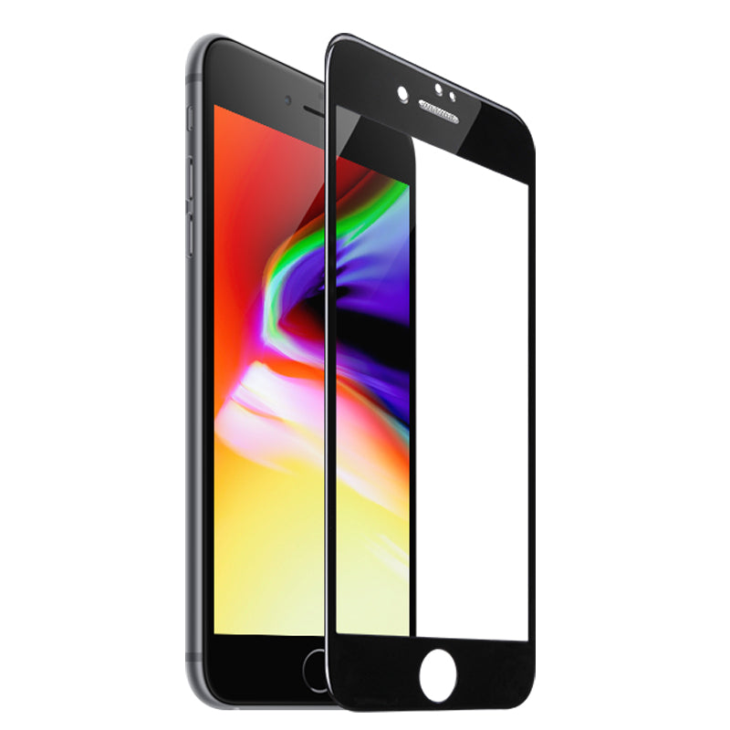 iPhone 7 Plus / 8 Plus HD Full Tempered Glass screen protector-Black