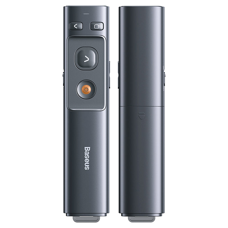 Wireless Presenter with USB-A & USB-C Receiver (Red Laser)