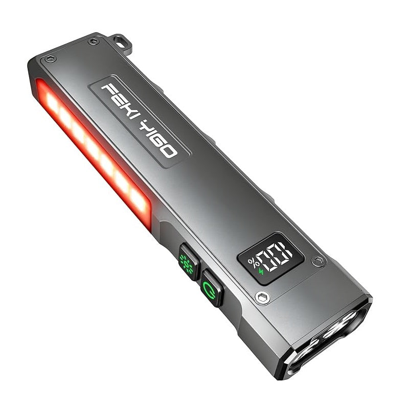 Flashlight 1800 Lumens with UV & RGB Signal Light