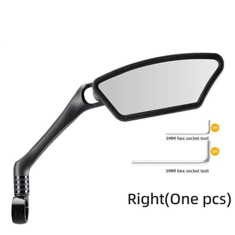 Bike Handlbar Mount Bicycle Rearview Mirror Angle Adjustable