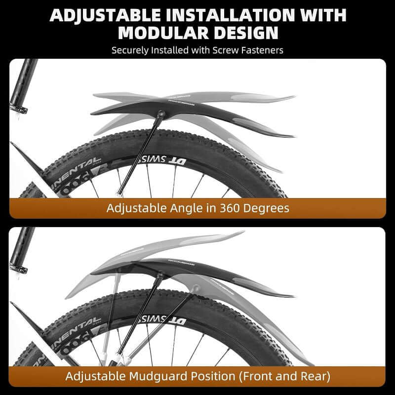 Bicycle Mudguard Front Rear Fender for Mountain Bike 26" 27.5" 29"