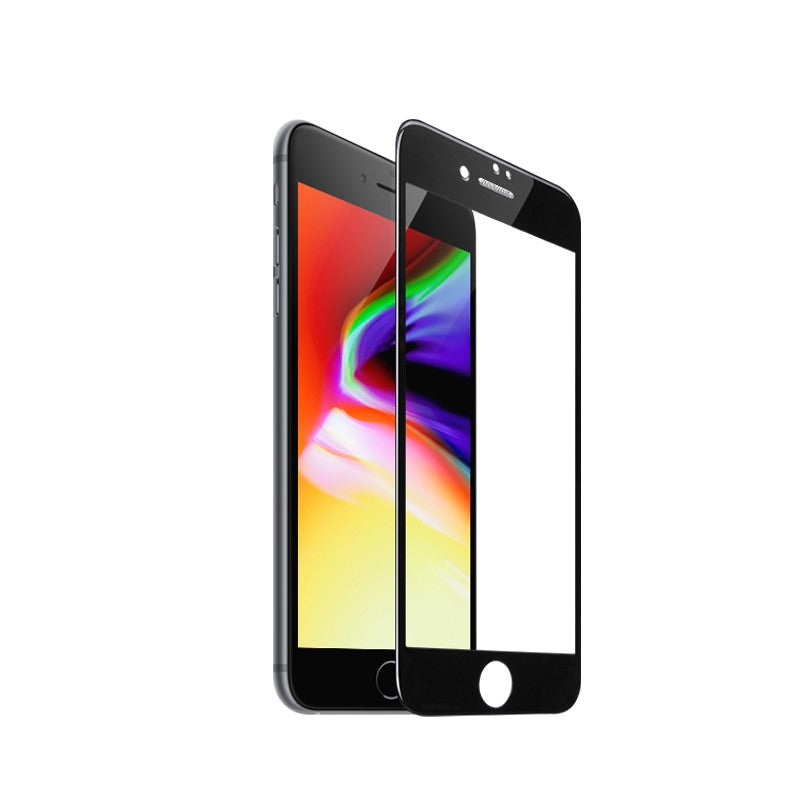 iPhone 7 / 8 HD Full Tempered Glass screen protector-Black