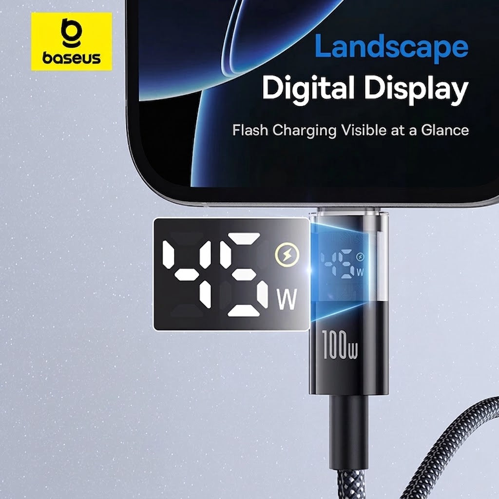 Baseus Display 2 Fast Charging Data Cable USB-C to USB-C 100W