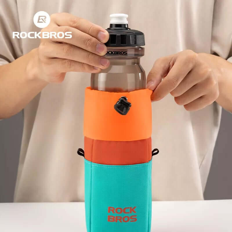 Bicycle Front Handlebar Water Bottle Cup Bag For Mountain Road Bike