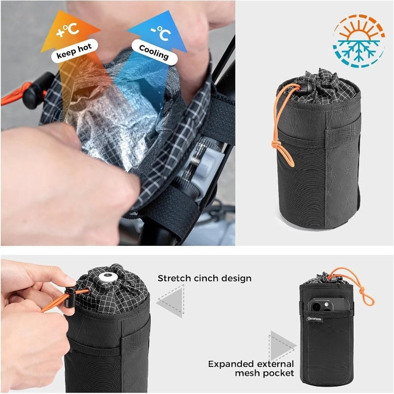 Bicycle Handlebar Water Bottle Bag Drink Cup Holder for MTB & Road Bikes