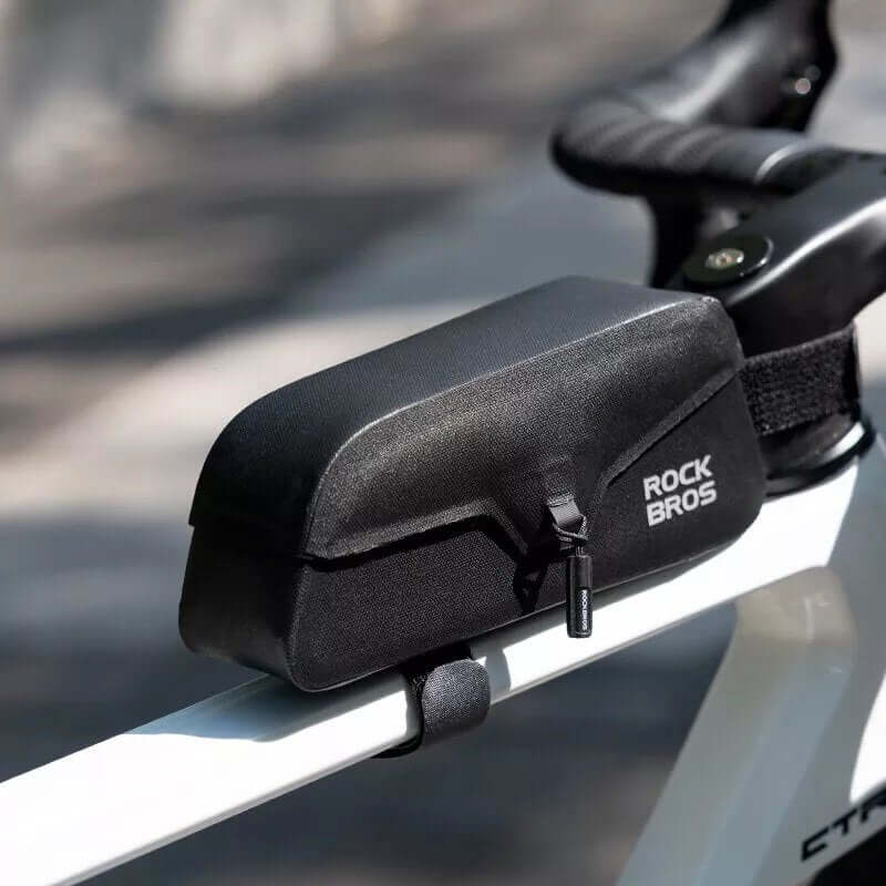 Waterproof Bike Upper Tube Frame Bag Magnetic Closure