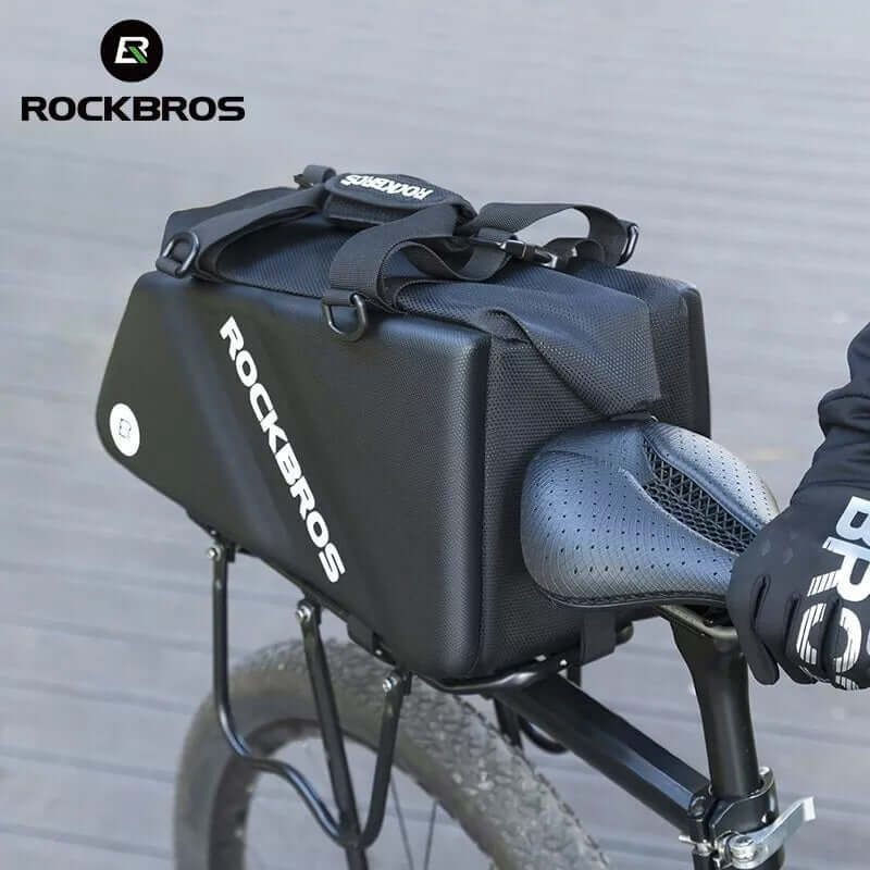 Bicycle Rear Rack Pannier Bag Hard Shell for MTB Bike