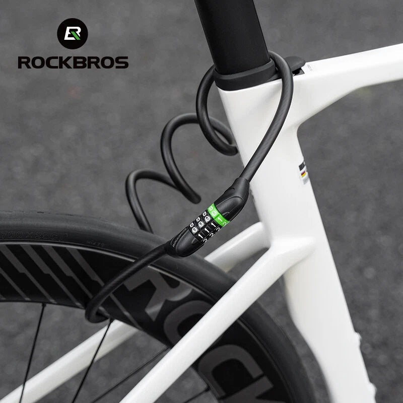 Bike Lock Strong Anti-Theft Combination Cable for Bike Scooter
