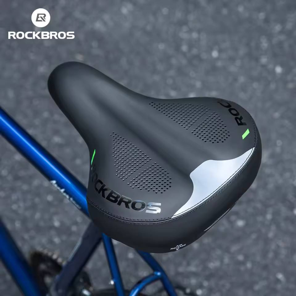 Comfort Air Bike Saddle Inflatable Shock Absorbing Seat for MTB Road Bikes