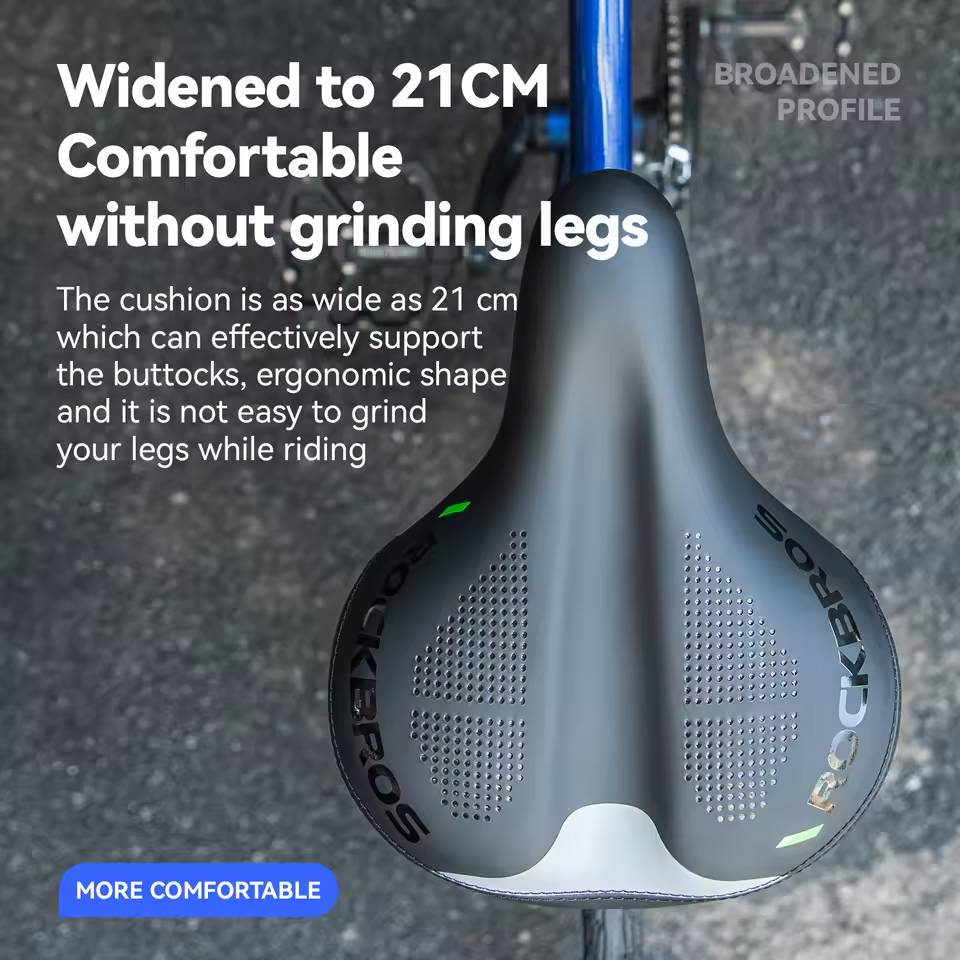 Comfort Air Bike Saddle Inflatable Shock Absorbing Seat for MTB Road Bikes