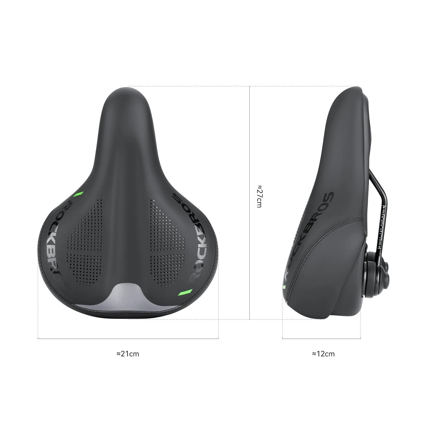 Comfort Air Bike Saddle Inflatable Shock Absorbing Seat for MTB Road Bikes