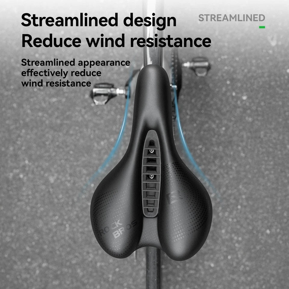 Shock Absorbing Bicycle Seat Saddle MTB & Road Bike Cushion