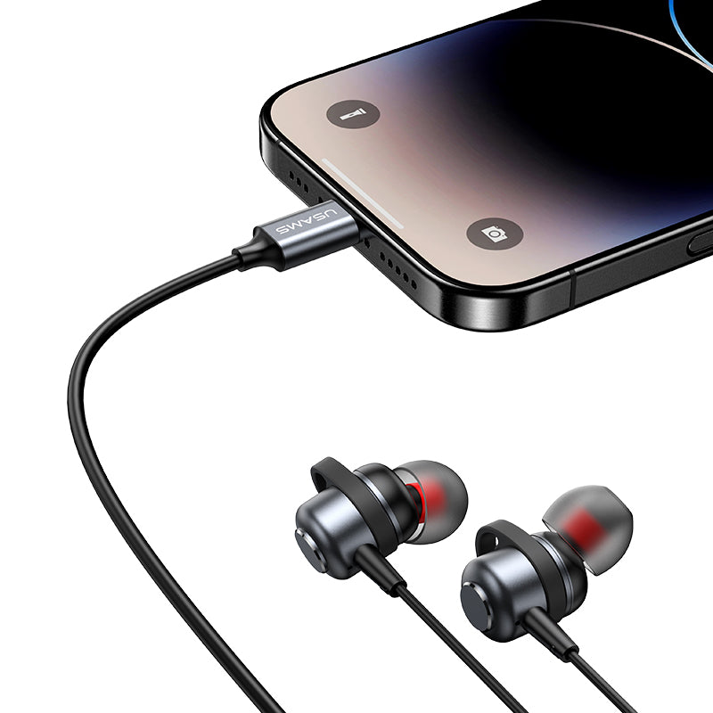 Wired USB-C Earphone Headset with Mic 1.2M