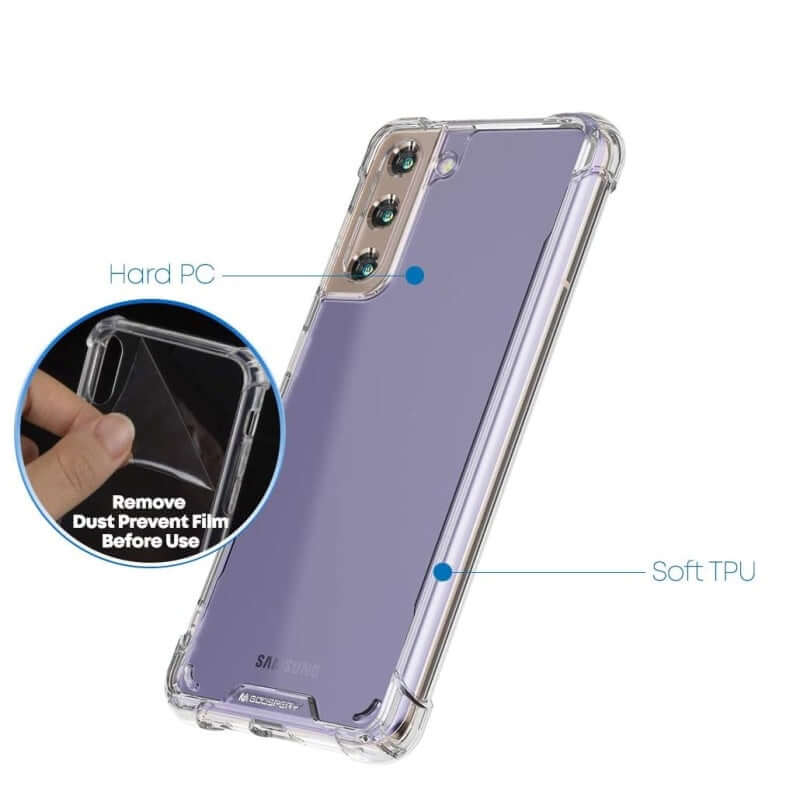 Samsung Galaxy S21 (6.2"-2021) Shockproof Clear Case