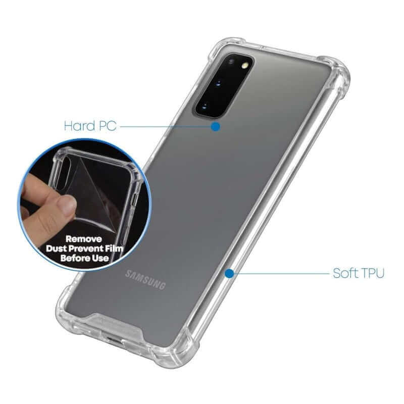 Samsung Galaxy S20 (6.2"-2020) Shockproof Clear Case