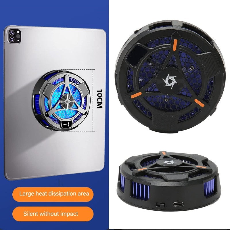 Magnetic iPad Tablet Cooling Fan Radiator with Temperature Display