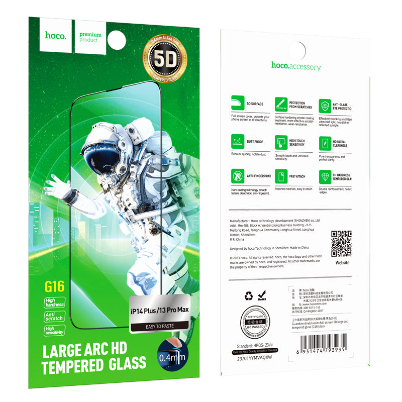 iPhone 13 Pro Max / 14 Plus Full Screen Tempered Glass protector