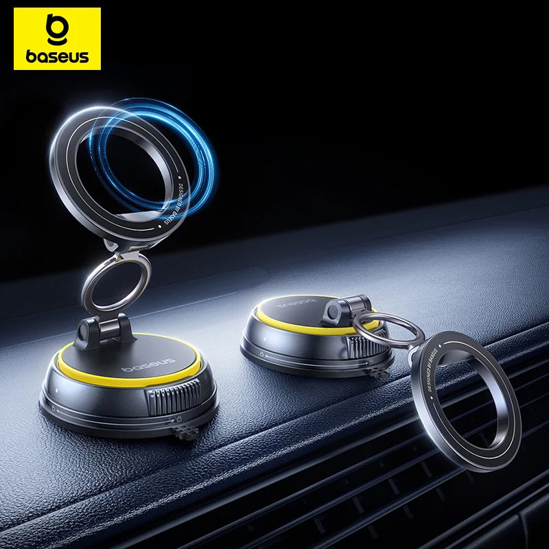 Baseus Magnetic Car Mount Phone Holder Vacuum Suction Cup
