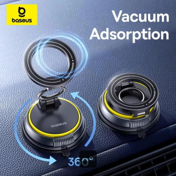 Baseus Magnetic Car Mount Phone Holder Vacuum Suction Cup