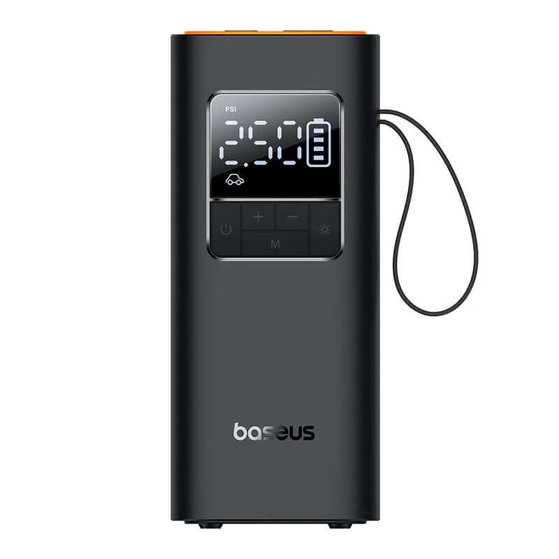 Baseus Car Air Inflator Portable Rechargeable With LCD Digital Display