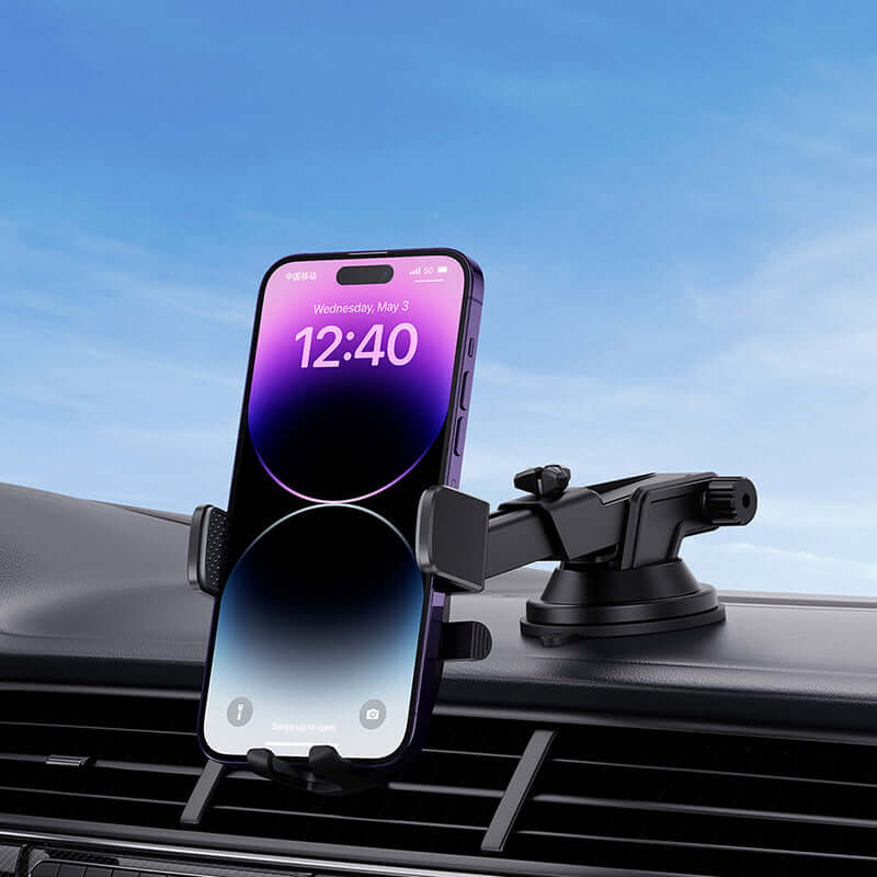 Multi Clamp Car Phone Holder set for Windscreen Dashboard Air Vent