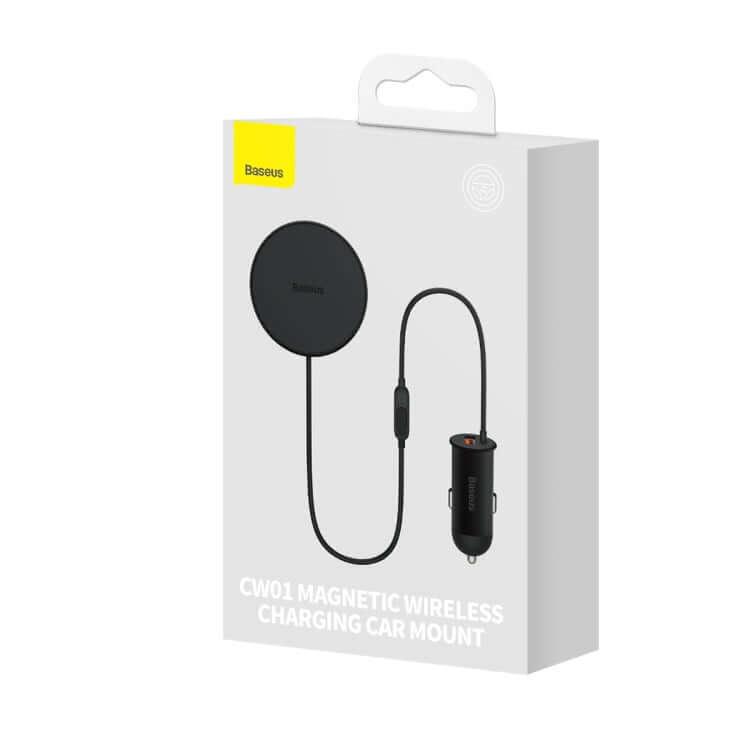 Baseus 15W Wireless Charging Magnetic Phone Holder with 25W USB-C Car Charger