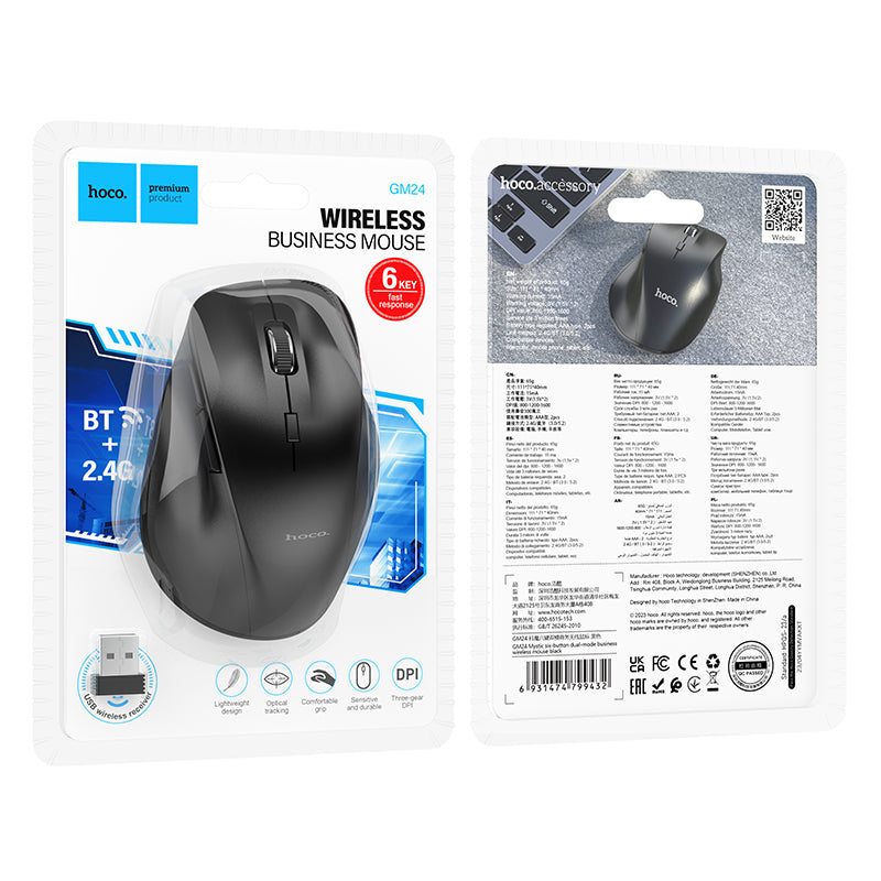 Wireless / Bluetooth Dual Mode Mouse For PC Laptop