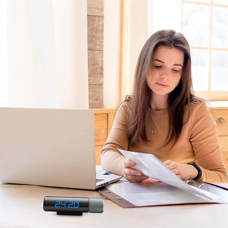 Baseus magnetic digital countdown timer - black