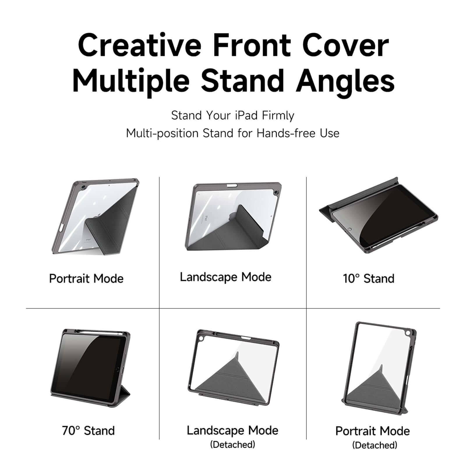 iPad 10.2 7th 8th 9th Smart Case with Pencil Holder