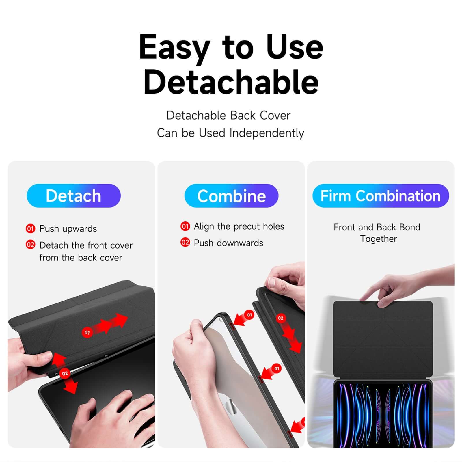 iPad Pro 11" 2022 2021 2020 Smart Flip Multi Stand Case