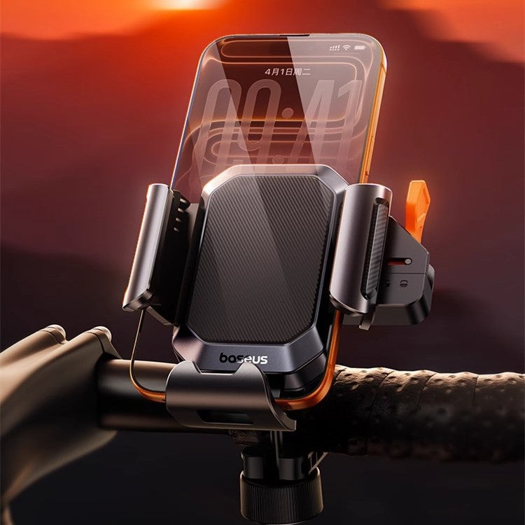 Bicycle Handlebar Mount Phone Holder One-Hand Operation