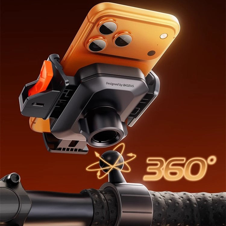 Bicycle Handlebar Mount Phone Holder One-Hand Operation
