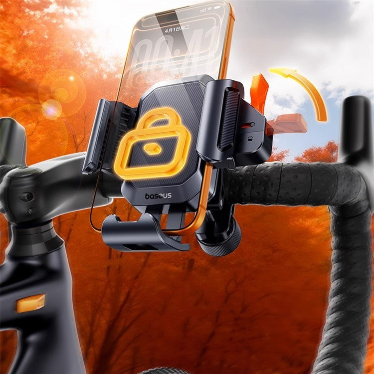 Bicycle Handlebar Mount Phone Holder One-Hand Operation