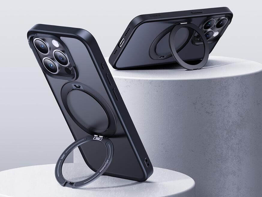 Baseus Magnetic 360 degree rotatable Ring Kickstand Phone Case