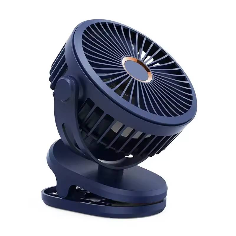 Portable Mini Clip Fan 4 Speed Adjustable USB Rechargeable