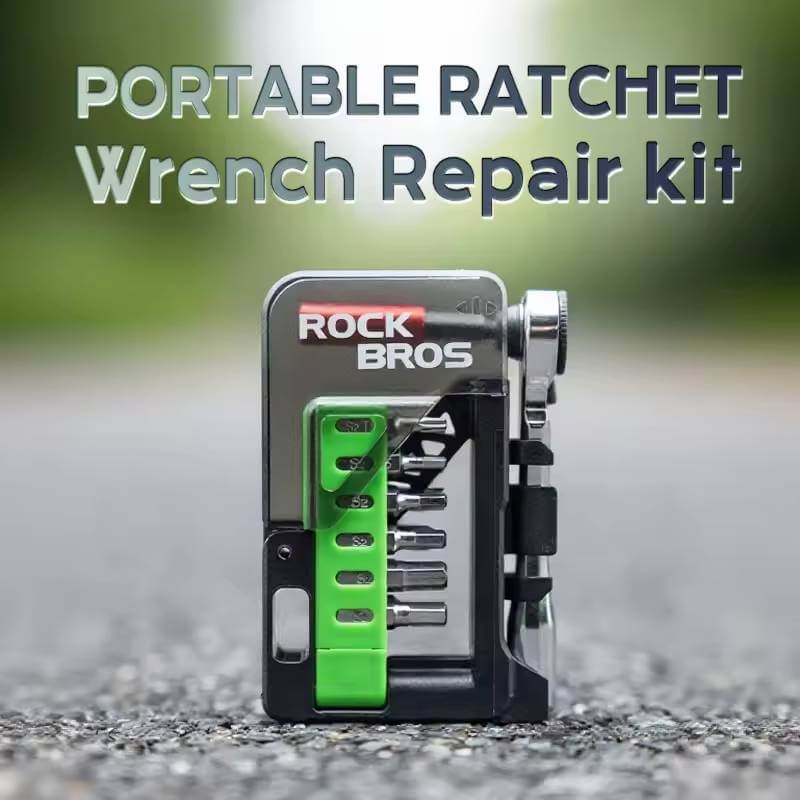 Bicycle Compact Portable Ratchet Wrench Repair Set